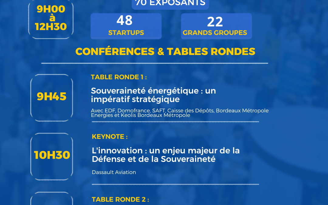 Programme Bordeaux Tech&rsquo;Day 2026 – 11 juin Bordeaux