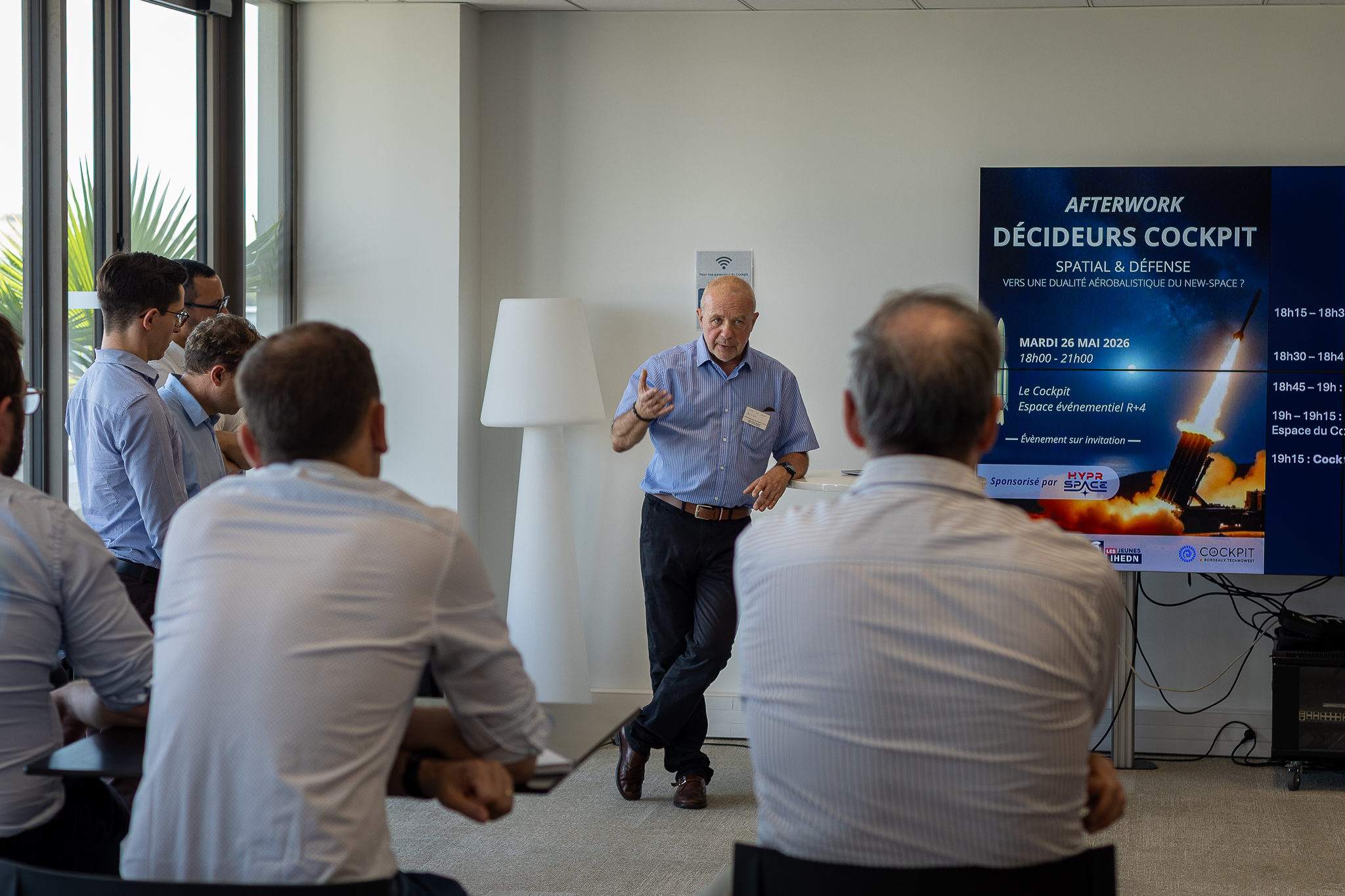 Startups et partenaires afterwork Cockpit Bordeaux Technowest