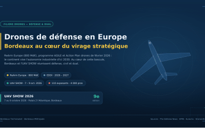 Drones de défense en Europe : Bordeaux au cœur du virage stratégique